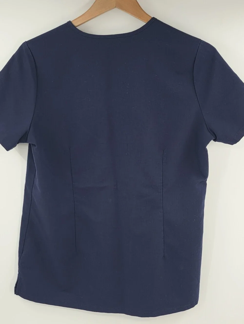 Figs Blue One Pocket Scrub Top Vneck Women's Small S